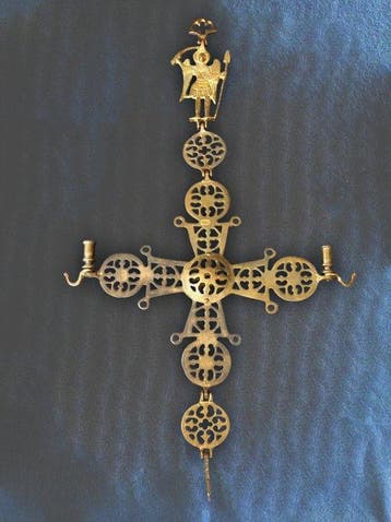 Kandelaar - Brons, Messing - Griekse Orthodoxe Kerk