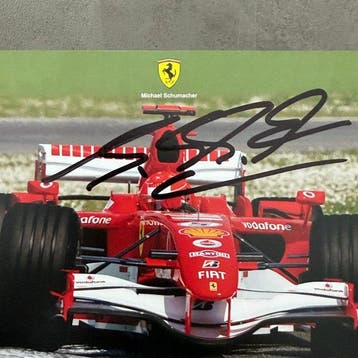 Ferrari - Official fan card 2006 n 2458/06 signed - Michael
