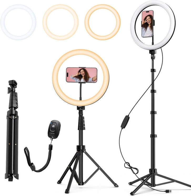 ATUMTEK Selfie Ringlamp 12 | Retour Deal | Nu spotgoedkoop, Audio, Tv en Foto, Fotografie | Fotostudio en Toebehoren, Nieuw, Lamp of Flitsset