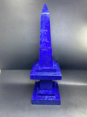Topkwaliteit handgemaakt koningsblauwe lapis lazuli toren -