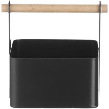Menage | Metaal/Hout | Zwart | 170x130x160(h)mm HENDI, Verzenden