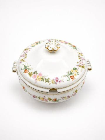 Wedgwood - Soepkom - mirabella - 24 kt goud,