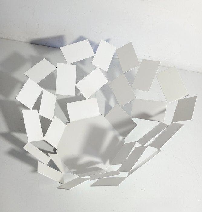 Alessi - Mario Trimarchi - Dienblad - Scirocco - Staal - 43, Antiek en Kunst, Antiek | Meubels | Stoelen en Sofa's