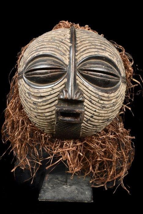 Masker - Luba - DR Congo, Antiek en Kunst, Kunst | Niet-Westerse kunst