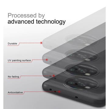 Xiaomi Poco X3 NFC Frosted Shield Hoesje - Shockproof Case, Verzenden