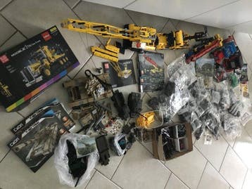 Zeer grote partij Mould King en Cada, diverse sets en