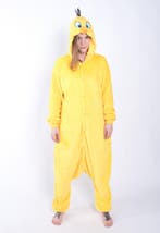 Onesie Tweety Pak XL-XXL Kanarie Vogel Kostuum Jumpsuit Huis, Ophalen of Verzenden