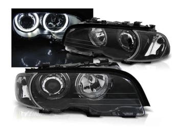 LED Angel Eyes Black geschikt voor BMW E46 Coupe cabrio, Verzenden