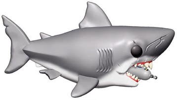 Jaws Oversized POP! Movies Vinyl Figure Jaws with Diving Tan, Verzamelen, Ophalen of Verzenden, Nieuw