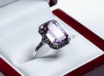 - 835 Zilver - 6.50 ct natuurlijke amethist - Ring, Nieuw