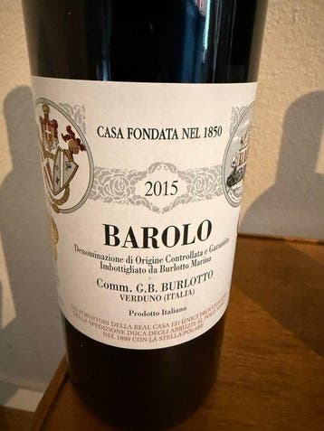 2015 Comm. G.B. Burlotto, Barolo - Barolo DOCG - 3, Verzamelen, Nieuw