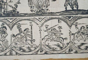 Probedrucke für ein Circus Plakat - 1800