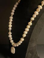 Parelketting – Barokke zoetwaterparels – Herkomst Japan –, Antiek en Kunst