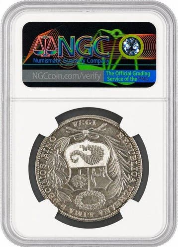 Peru. Sol 1934 - NGC AU58
