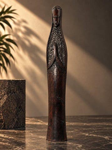 Christelijke voorwerpen - Mozambique - Makonde Madonna, Antiek en Kunst