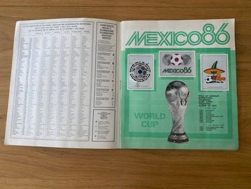 Panini World Cup Mexico 86 Album complet - Good (GD)