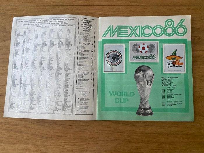 Panini World Cup Mexico 86 Album complet - Good (GD), Collections, Autocollants