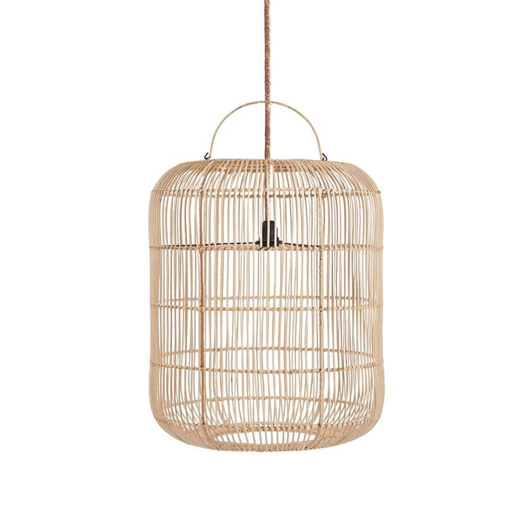 Bazar Bizar Bozelo Hanglamp - Naturel - M - Nieuw in, Huis en Inrichting, Lampen | Hanglampen, Nieuw, Overige materialen, 50 tot 75 cm