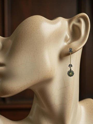 Zonder minimumprijs - Oorbellen - 9 kt. Zilver, Geel goud, Handtassen en Accessoires, Oorbellen, Nieuw