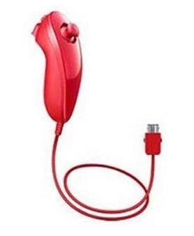 Wii Nunchuk Rood (Wii Accessoires), Games en Spelcomputers, Spelcomputers | Nintendo Wii, Zo goed als nieuw, Ophalen of Verzenden