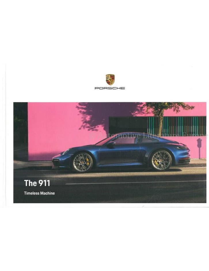 2020 PORSCHE 911 CARRERA HARDCOVER BROCHURE ENGELS, Livres, Autos | Brochures & Magazines