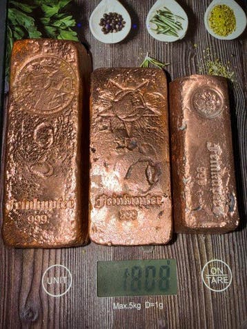 1808 gramm - Koper - Edelmetalle Deutschland - Met, Timbres & Monnaies