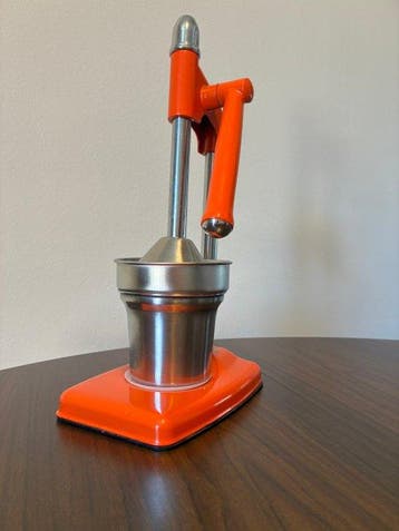 Presse-agrumes (3) - Acier - style Space Age Orange