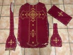 Oude romeinse chasuble - Borduurwerk - Orfroi - Goudgaren