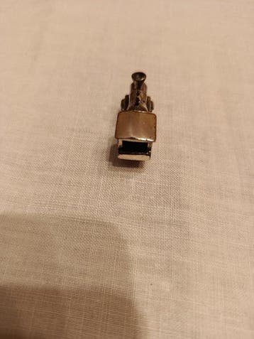Beeldje - Locomotiva in miniatura - .800 zilver