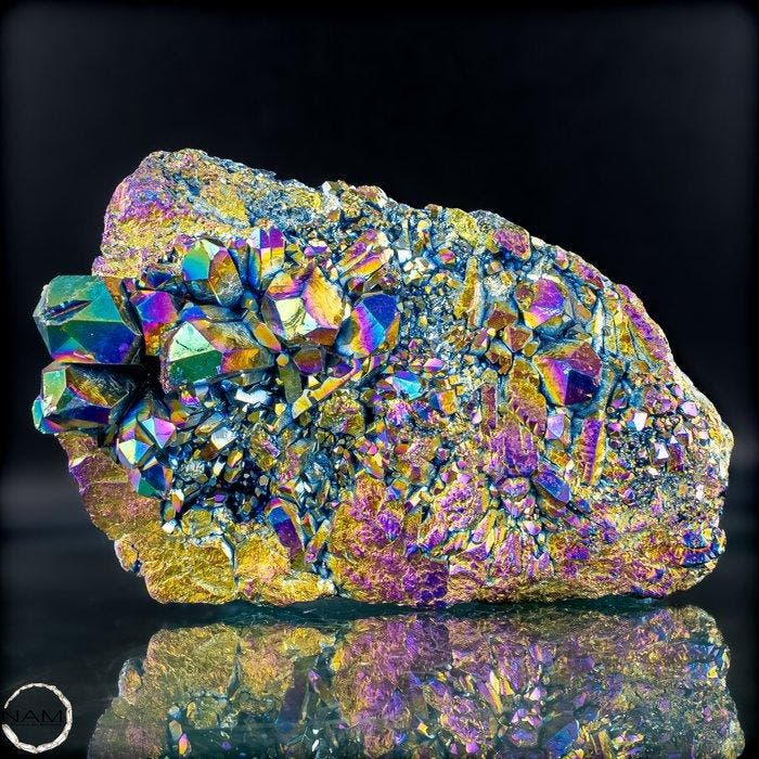 Spectakel van het Licht: Aura-Amethyst Druse in, Verzamelen, Mineralen en Fossielen