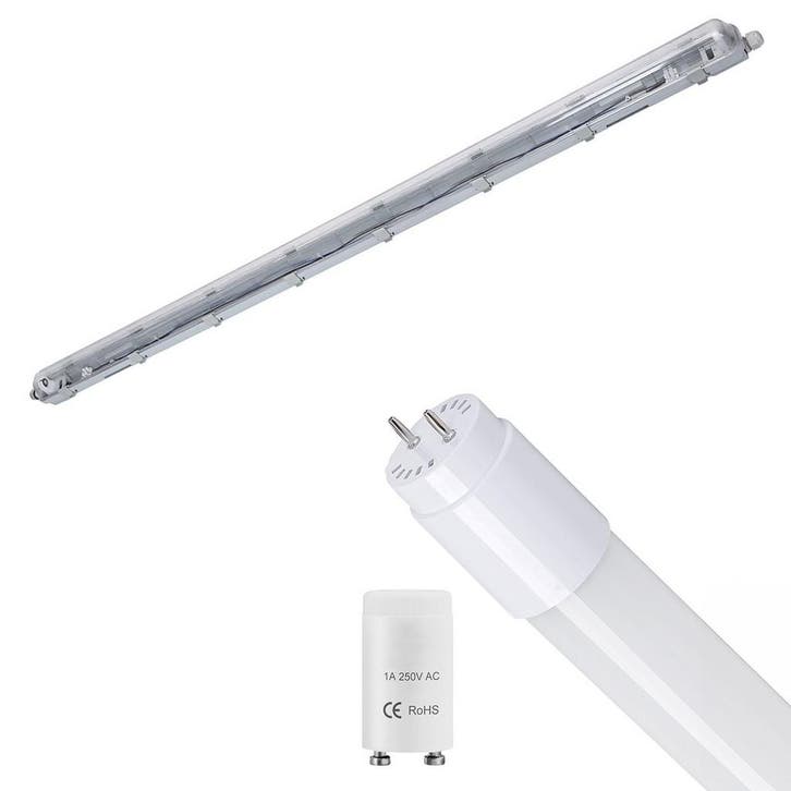 LED TL Armatuur - Waterdicht & Energiezuinig, Maison & Meubles, Lampes | Autre, Envoi