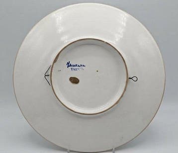 Ceramiche Maiorana - Wandbord (2) - Tin-glazuur aardewerk