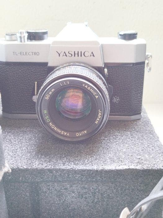 Yashica TL-Electro + 1,7/50mm + Elicar 3,5/200mm | Single, TV, Hi-fi & Vidéo, Appareils photo analogiques