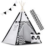 Tipi Tent Panda | Wit Zwart Zigzag | Nieuw | Scherpe Prijs, Ophalen of Verzenden