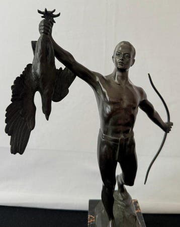 Otto Schmidt Hofer (1873-1925) - sculptuur, Statue, Antiek en Kunst