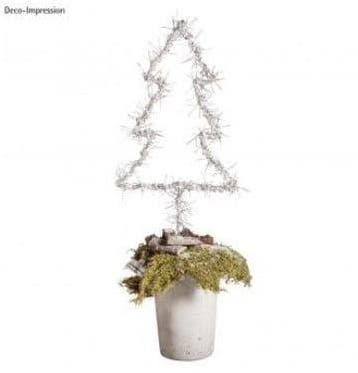 Metalen frame Kerstboom draadframe 40x18 cm