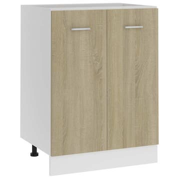 vidaXL Onderkast Lyon 60x46x81,5 cm bewerkt hout sonoma, Verzenden