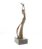 Statue, “Release The Birds” - 39 cm - Bronze, Marbre