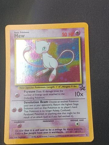 Pokémon - 1 Card - Mew - WOTC, Nieuw