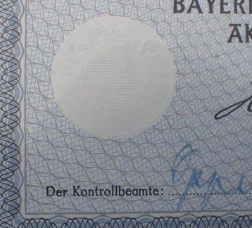 Duitsland. BMW Bayerische Motorenwerke 4%ige