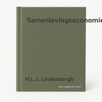 Samenlevingseconomie 9789083014241 H.L.J. Lindenbergh, Verzenden, Gelezen, H.L.J. Lindenbergh