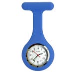 Fako - Verpleegstershorloge - Siliconen RVS Lumi - Blauw, Verzenden