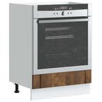 vidaXL Ovenkast Lucca bewerkt hout gerookt eikenkleurig, Verzenden, Nieuw
