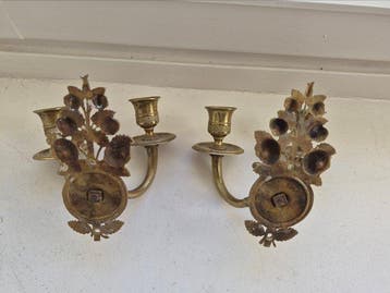 Applique murale (2) - Bronze doré