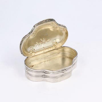Boîte de tabac à priser - Argent 800