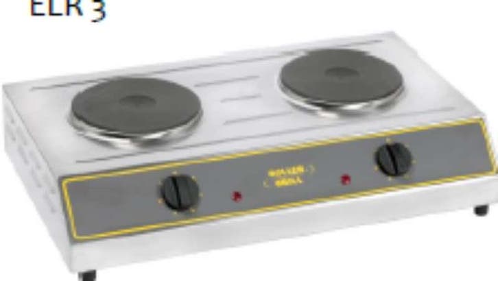2x Dubbel elektrische kookplaat Roller Grill ELR 3, Zakelijke goederen, Horeca | Keukenapparatuur, Ophalen