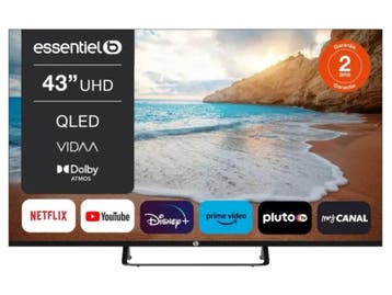 Veiling - Essentiel-B QLED TV 4K 43QLED306 - 43 inch, Nieuw