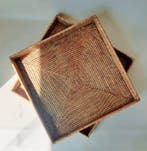 Flamant - Dienblad (2) - Rattan - Rotan dienbladen, Antiek en Kunst