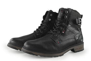 Mustang Veterboots in maat 45 Zwart, Verzenden, Zwart, Boots, Mustang
