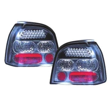 FEUX ARRIÈRE VOLKSWAGEN VW GOLF 3 MKIII 91-97 LED NOIR LEX, Verzenden
